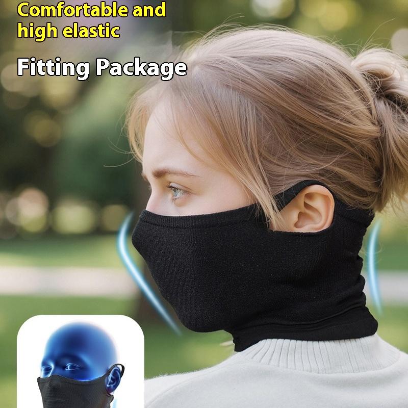 Neck Gaiter Fleece - ผ้าพันคอแบบสปอร์ตสำหรับฤดูใบไม้ร่วง/ฤดูหนาว สำหรับปั่นจักรยาน ปิดหน้า ปิดคอ ใช้ซ้ำได้ เหมาะสำหรับเดินป่า