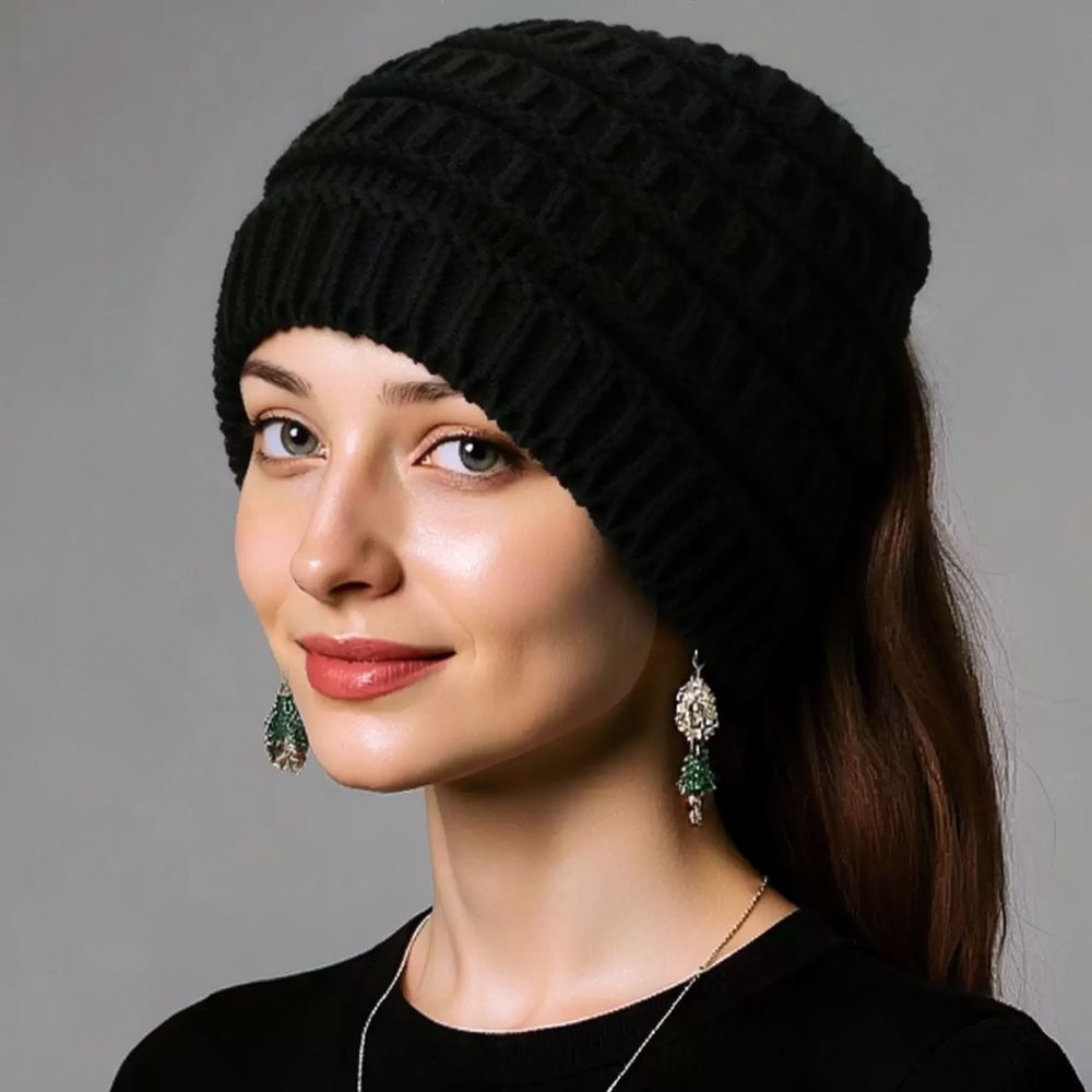 Fleece Ear Warmer Band - ที่คาดผมถักสำหรับผู้หญิง ที่คาดผมยางยืดกว้างสำหรับฤดูหนาว ป้องกันความหนาวที่หู นุ่มสบาย ทำจากผ้าฟลีซ เหมาะสำหรับใช้ในชีวิตประจำวันและโยคะ