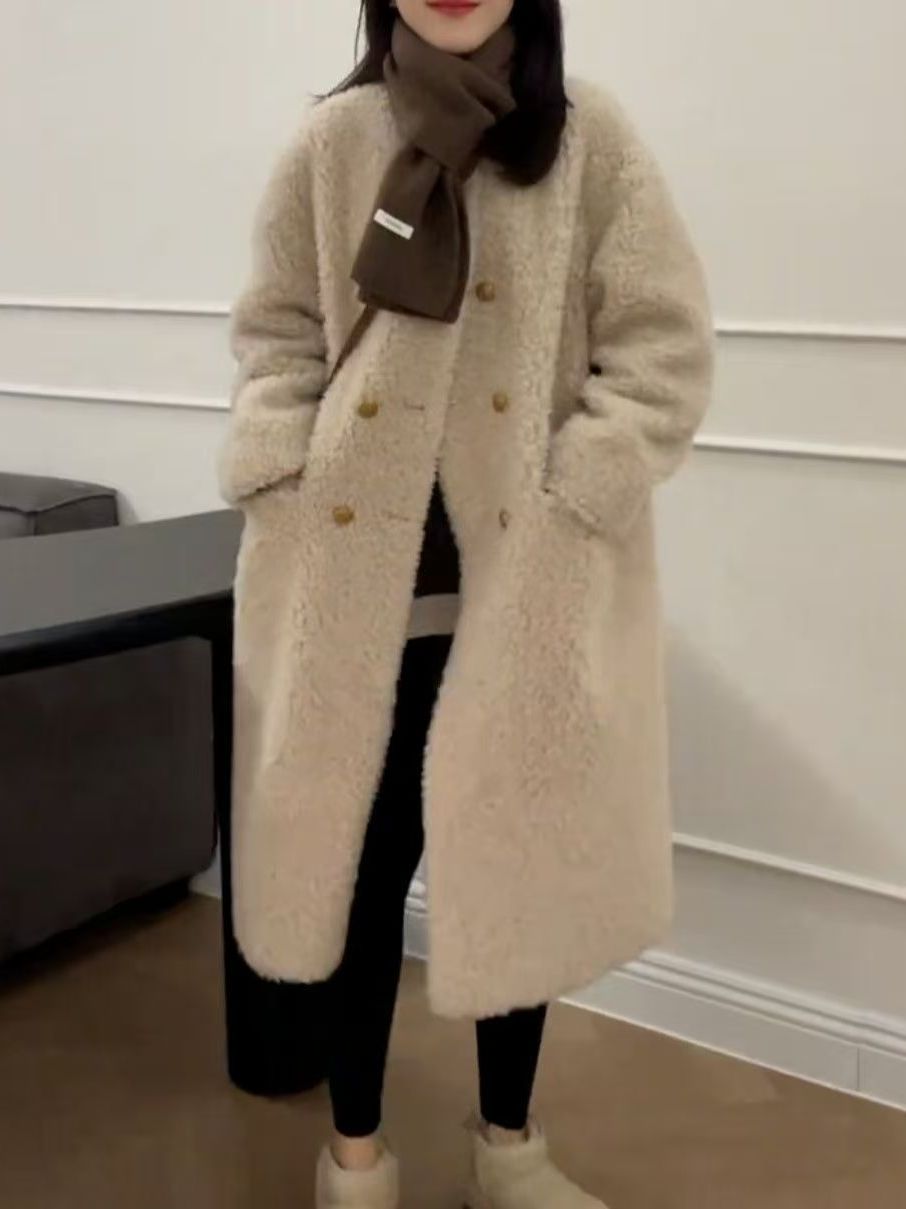 เสื้อโค้ทขนแกะยาวปานกลางไซส์ให - Wool Coat Peacoat บทวิจารณ์และราคา