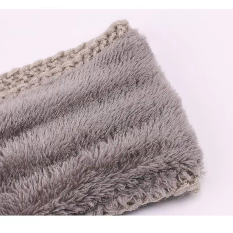 ที่คาดผมถักหนาสำหรับผู้หญิง ใส - Fleece Ear Warmer Band บทวิจารณ์และราคา