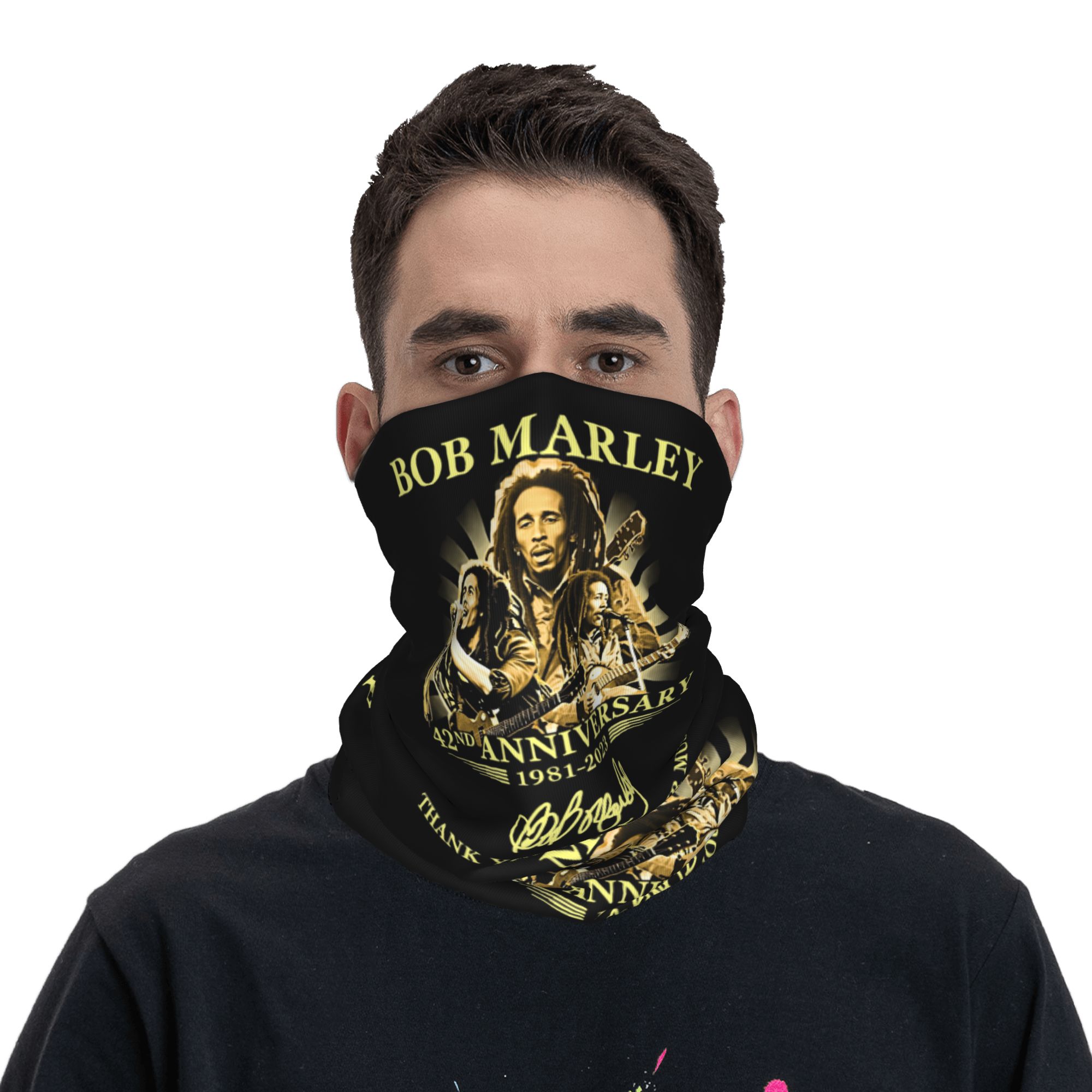 ผ้าพันคอแบบ bandana ลายบ็อบ มา - Neck Gaiter Fleece บทวิจารณ์และราคา