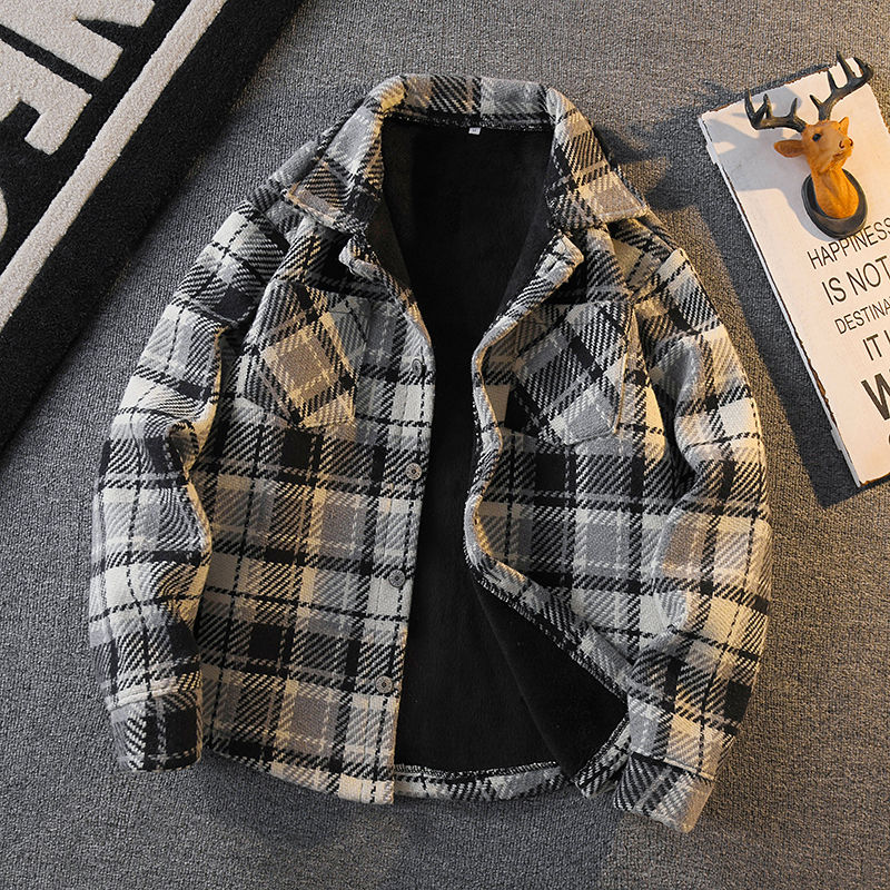 เสื้อเชิ้ตผ้าฝ้ายลายสก็อตสำหรั - Flannel Shirt Lined บทวิจารณ์และราคา