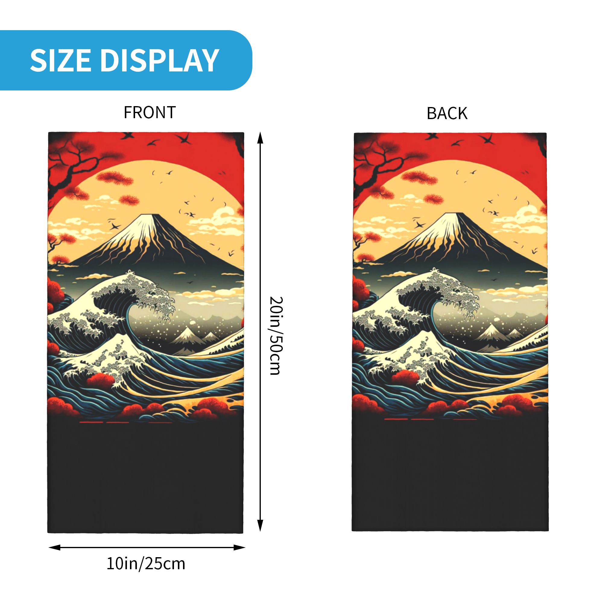 ผ้าพันคอกันหนาว The Great Wave - Neck Gaiter Fleece บทวิจารณ์และราคา