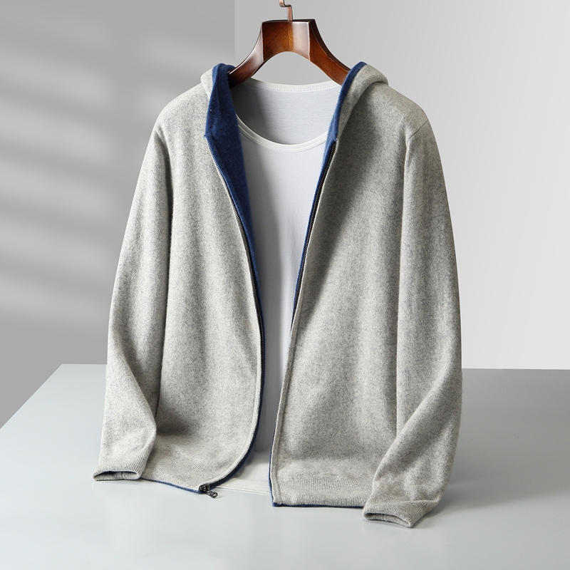 เสื้อฮู้ดแคชเมียร์บุหนาแบบสองด - Wool Coat Peacoat บทวิจารณ์และราคา