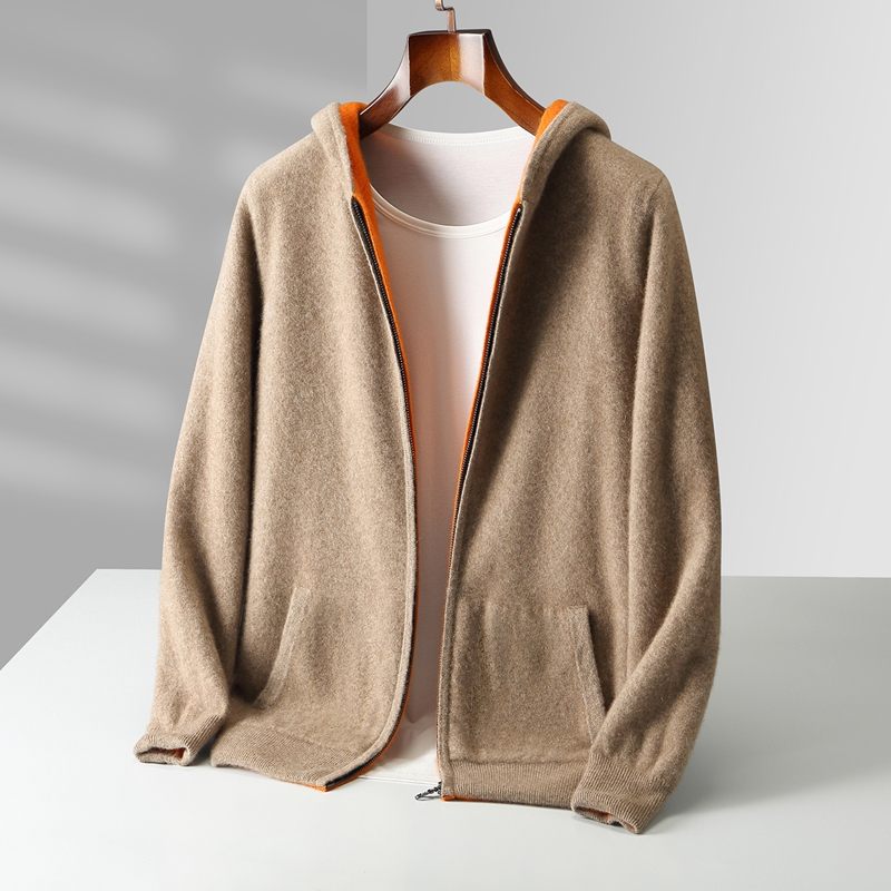 เสื้อฮู้ดแคชเมียร์บุหนาแบบสองด - Wool Coat Peacoat บทวิจารณ์และราคา