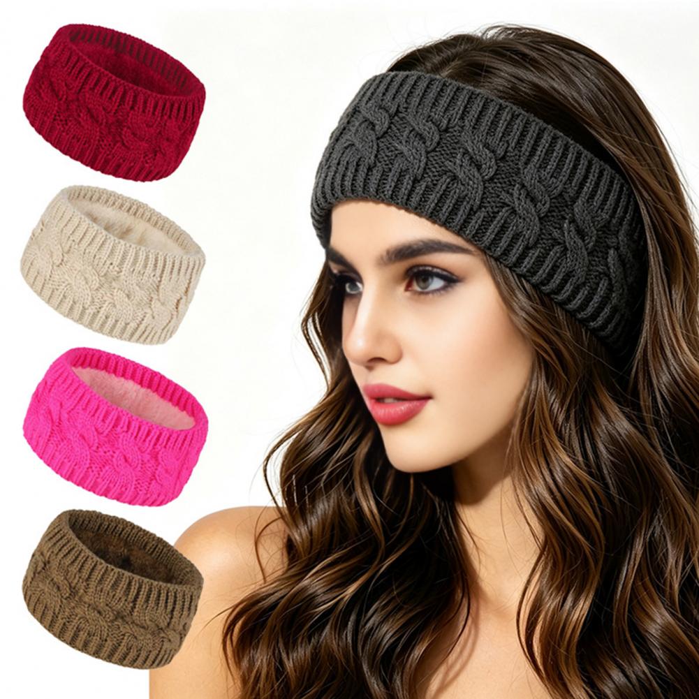 ที่คาดผมถักสำหรับผู้หญิงในฤดูห - Fleece Ear Warmer Band บทวิจารณ์และราคา
