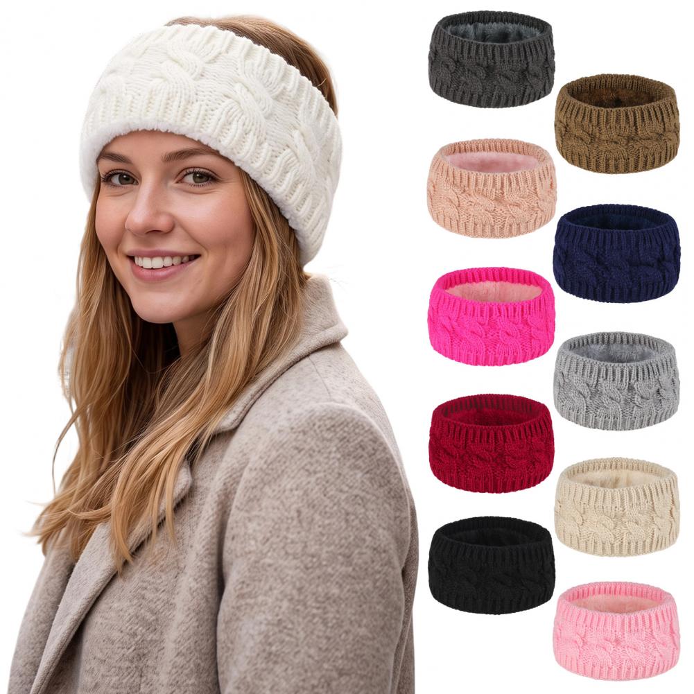 ที่คาดผมถักสำหรับผู้หญิงในฤดูห - Fleece Ear Warmer Band บทวิจารณ์และราคา