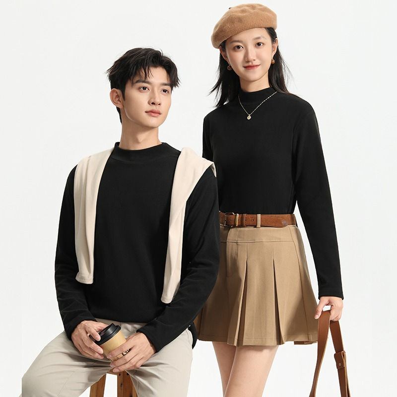 เสื้อยืดแขนยาวคอเต่าครึ่งตัวบุ - Flannel Shirt Lined บทวิจารณ์และราคา