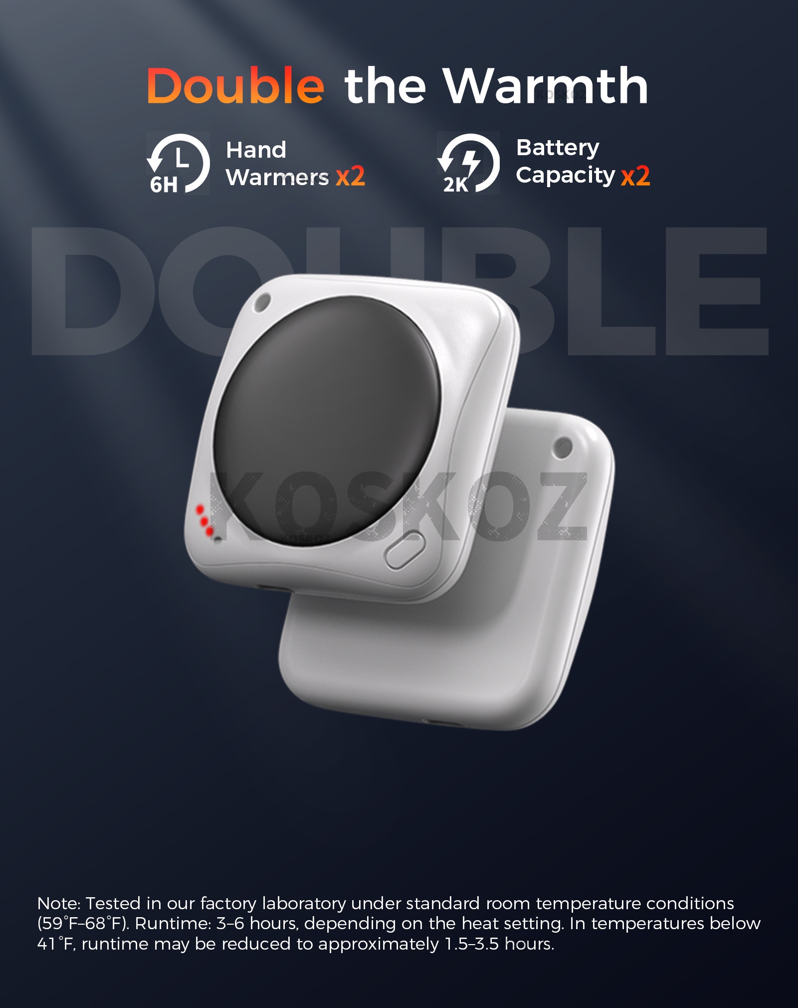เครื่องทำความร้อนแบบพกพา ชาร์จ - Hand Warmer Electric บทวิจารณ์และราคา